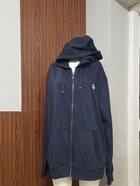 Original Penguin Navy Hooded Pullover